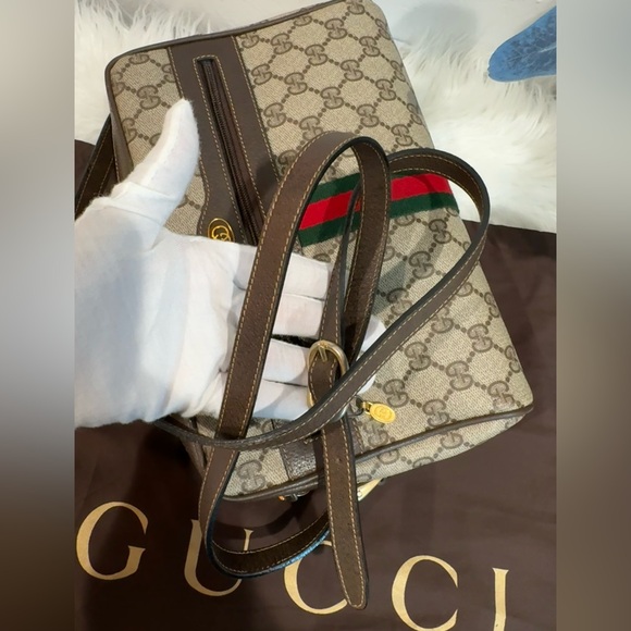 Gucci GG Supreme Ophidia Crossbody Shoulder Bag - Picture 13 of 17